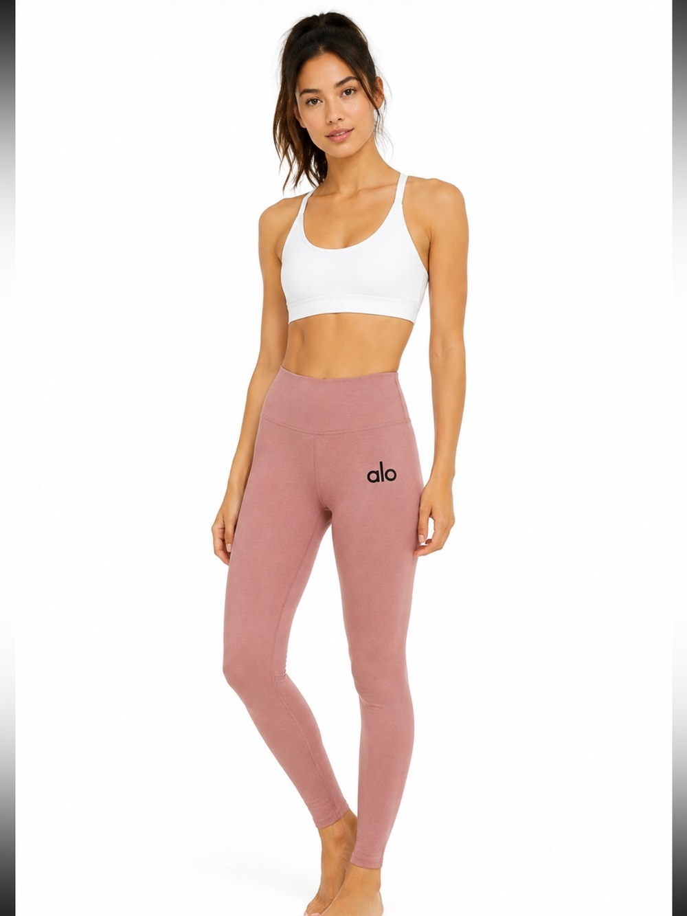 ALO Yoga blush High-Rise Leggings. S
